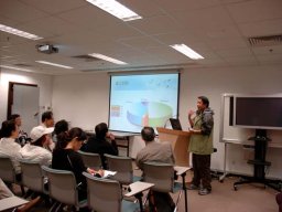 Sam Cheung briefing about volunteer training 1 s